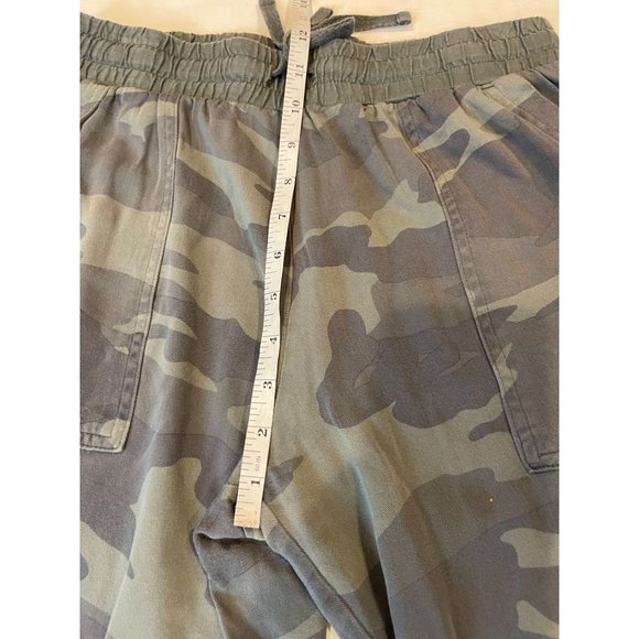 Splendid Womens Activewear Jogger Pant 1423666 Camouflage Drawstring Green SZ S - Picture 7 of 12